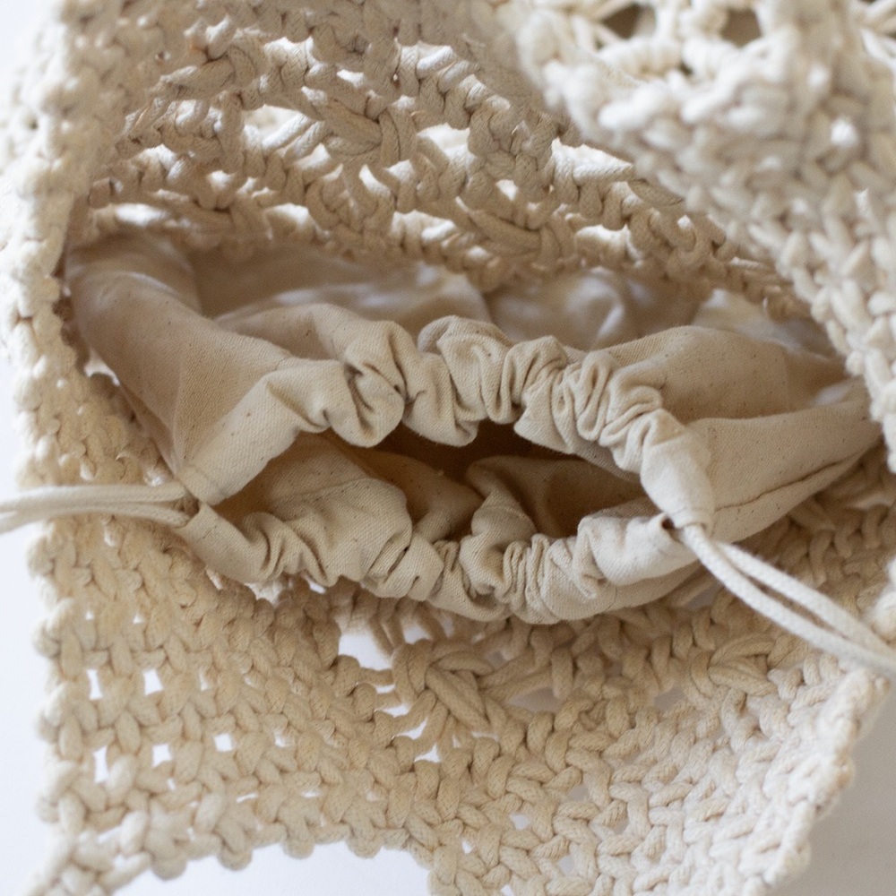 Zara Macrame Beach Bag - Picture 4 of 6
